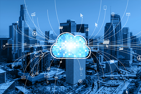 Cloud infrastructure and connected city network